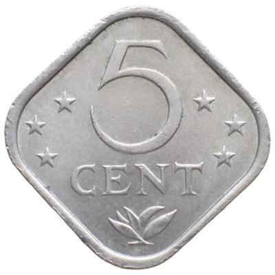 Nizozemské Antily 5 Cent 1971