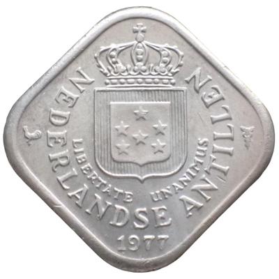 Nizozemské Antily 5 Cent 1977