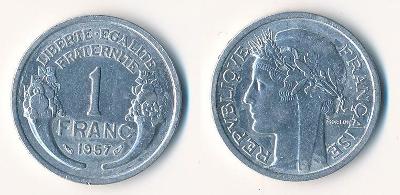 Francie 1 frank 1957