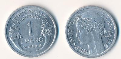 Francie 1 frank 1958