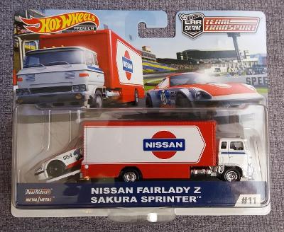 Hot Wheels Team Transport - Nissan Fairlady Z + Sakura Sprinter