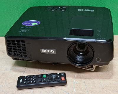 DLP projektor BENQ MX522 + ovladač - HDMI + kabely (lampa 2864 hod. )
