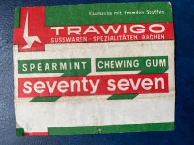 žvýkačkový obal GERMANY TRAWIGO SEVENTY SEVEN