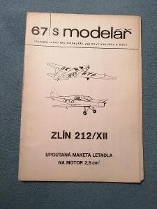 67 modelář / Zlín 212/XII