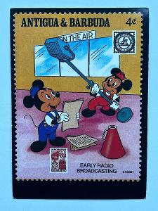 Stará dětská pohlednice z min.století Disney