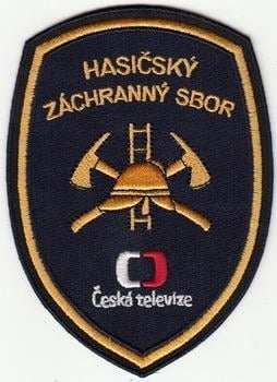 Hasičský záchranný sbor Česká televize - nášivka