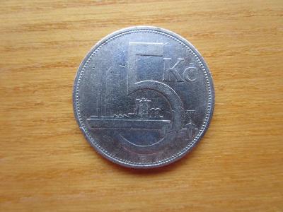 8) 5 korun 1929 (Ag)