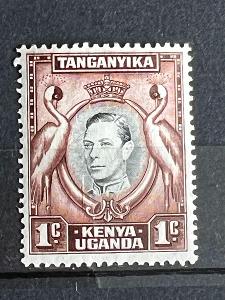 Známka Anglické kolonie - TANGANYIKA, KENYA-UGANDA.