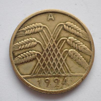 Německo - 10 pfennig 1924 A (376D1)
