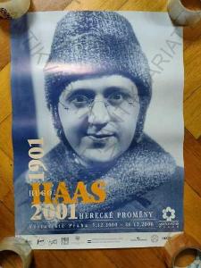 Hugo Haas reklamní plakát A2 Herecké proměny