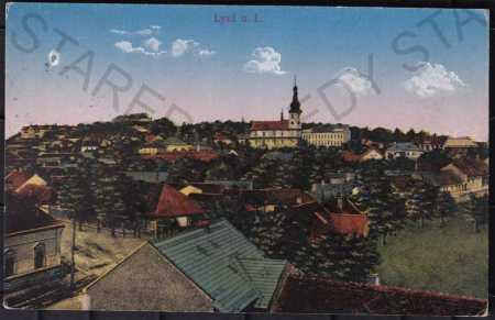 Lysá nad Labem (Nymburk), barevná, částečný záběr 