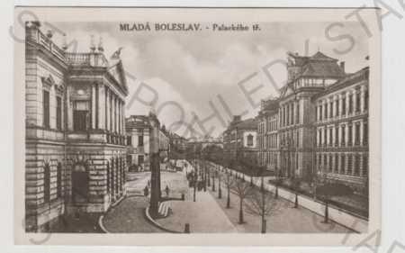 Mladá Boleslav, pohled ulicí, Palackého třída, Bro