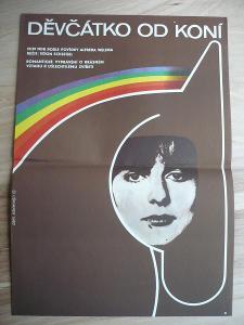 Děvčátko od koní (filmový plakát, film NDR 1980, rež