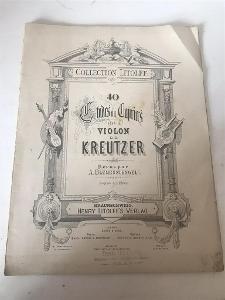 Etudes pour le Violin de Kreutzer