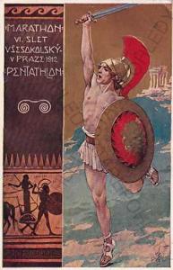Sokol, Marathon, VI. slet, Praha 1912, Pentathlon,