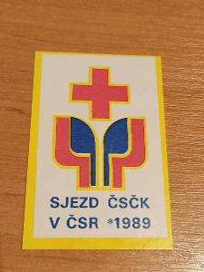 KK 270324 - retro, sjezd ČSČK, červený kříž, 1ks