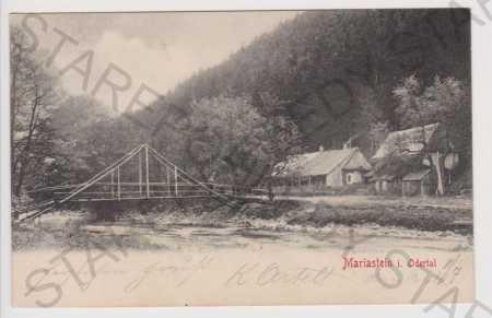 Panna Maria ve skále (Mariastein) - dřevěný most