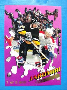 Jágr Jaromír 1 od 5000 SIGNATURE ROOKIES Pittsburgh Penguins 