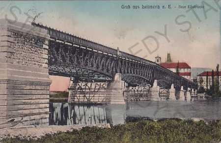 Litoměřice Leitmeritz řeka most barevná