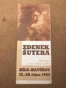 Zdenek Šutera - Obrazy z let 1981-1983 (brožura)