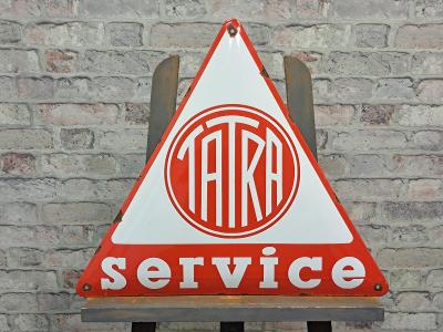 TATRA SERVICE  smaltovaná cedule + BONUS