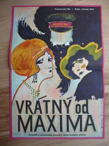 Vrátný od Maxima (filmový plakát, film Francie 1976, re