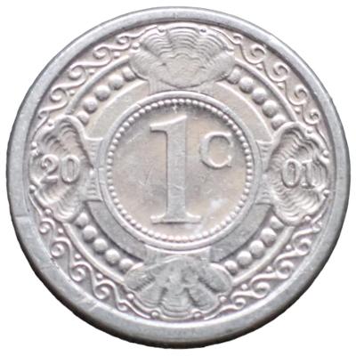 Nizozemské Antily 1 Cent 2001
