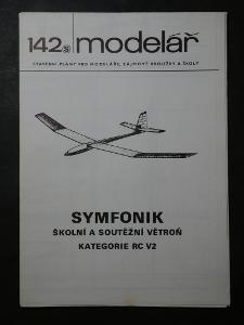SYMFONIK - ŠKOLNÍ A SOUTĚŽNÍ VĚTROŇ KATEGORIE RC V2 !!! 1986
