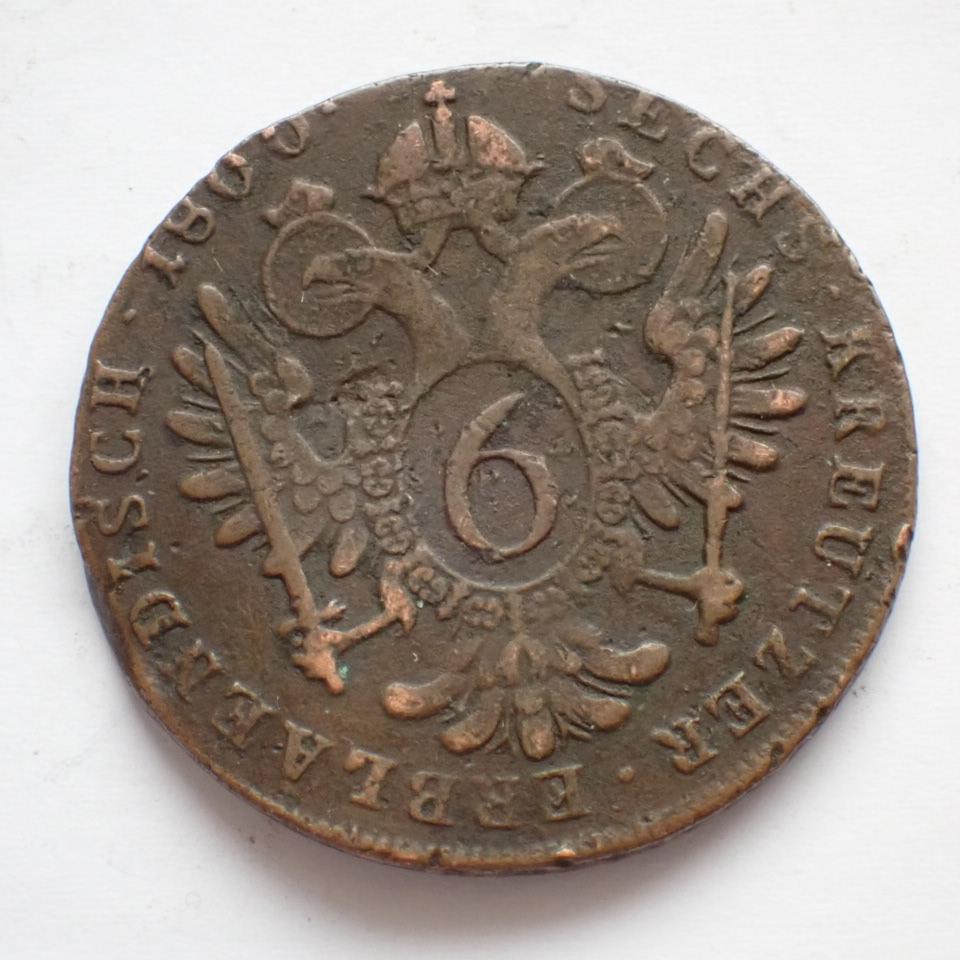 6 Krejčiar 1800 C František II - Numizmatika