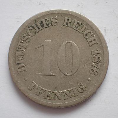 10 Pfennig 1876 F (28.1.A.2)