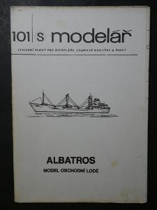 ALBATROS - MODEL OBCHODNÍ LODĚ !!! 1980   /č.15