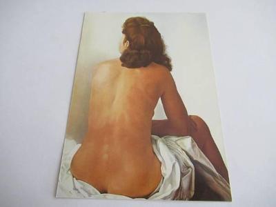 SALVADOR DALI - GALA NUDE FROM THE BACK LOOKING (E119)