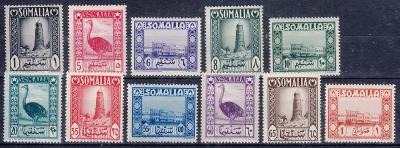 talianske Somálsko 1951 * domáce motívy komplet mi. 244-254