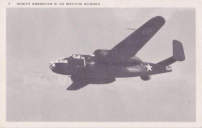 AMERICKÝ BOMBER B-25 - POHLEDNICE - 5-FY80