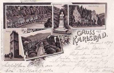 KARLOVY VARY - GRUSS AUS - LITHO - 193-SQ48