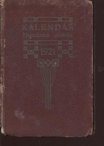 Kalendář Národního divadla v Praze na rok 1921 (Praha, 
