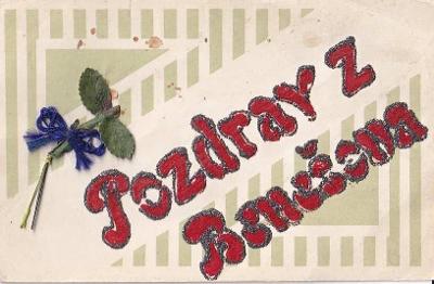 POZDRAV - S POSYPEM - 248-SQ58
