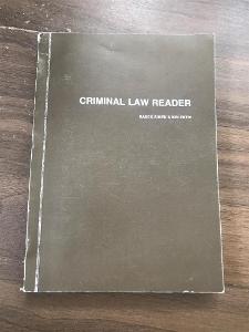 Criminal Law Reader 