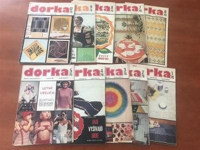 Dorka - konvolut 10ks (1976 - 12,9,8,7,6,5,4,3,2,1)