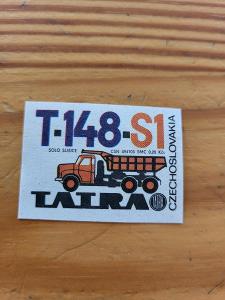 sirky zápalky auto TATRA T 148  S1