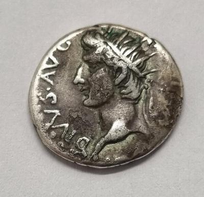 Rím prov., Drachma, Caesarea, Augustus a Germanicus za Tiberia "RR"gVF