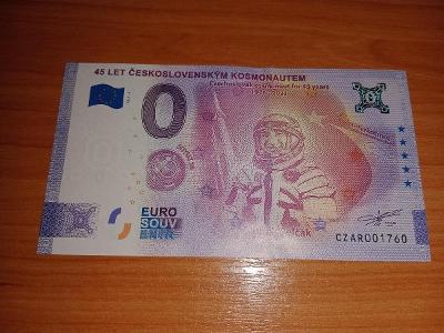 0 Euro Souvenir Česko 2021, UNC