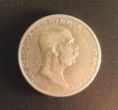 Stříbrná mince 5 Koruna 1908 Jubilejní FJI