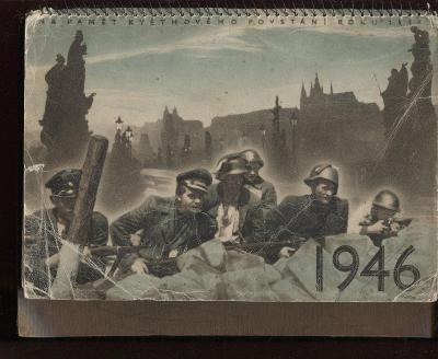 Vojenský kalendář 1946 (chybí 1 list)