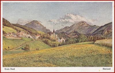 Heimatkunst nr. 273 * Mariazell - alpský motiv, krajina * M5516