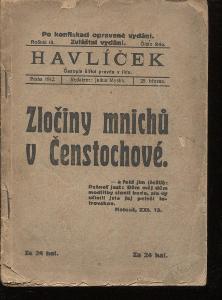 Zločiny mnichů v Čenstochové (časopis: Havlíček 1912
