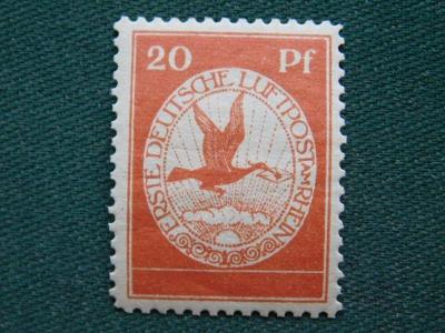 1912 - Mi. - č.k. II. / raz. - Letecká pošta na Rýně a Mohanu - Holub 
