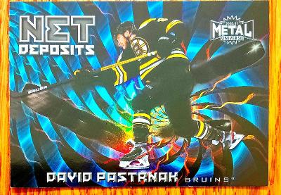 David PASTRNAK , 2020-21 NHL METAL UNIVERSE  , BOSTON , # ND-17 INSERT