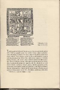 Poznámky k ilustrovaným francouzským tiskům XVI. stolet