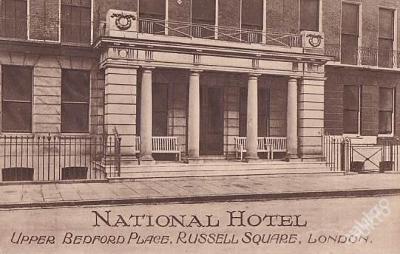 ANGLIE - LONDON - NATIONAL HOTEL - VSTUP - 22-AX2